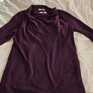 Chico's Zenergy Plum Cardigan Size 2